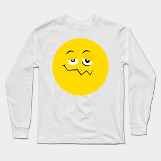 Emoji - drunken sick face Long Sleeve T-Shirt